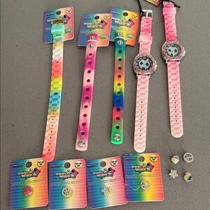 Colorful Silicone Watch Bands and Watches